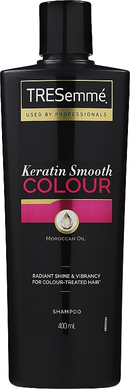 Szampon do włosów farbowanych z olejkiem arganowym - Tresemme Keratin Smooth Colour Shampoo With Maroccan Oil — Zdjęcie N1
