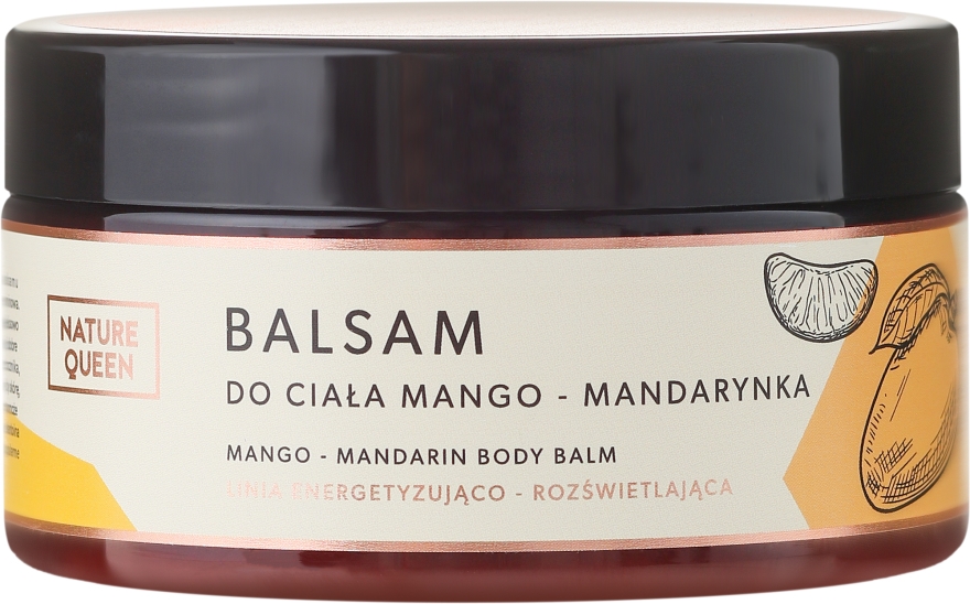 Balsam do ciała Mango i mandarynka - Nature Queen Linia energetyzująco-rozświetlająca — Zdjęcie N1