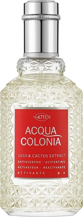 Maurer & Wirtz 4711 Acqua Colonia Goji & Cactus Extract - Woda kolońska — Zdjęcie N1
