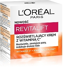 Krem rozjaśniający z witaminą C - L'Oreal Paris Revitalift Vitamin C Brightening Cream — Zdjęcie N5