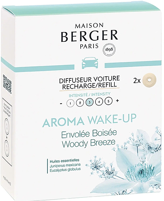 Maison Berger Aroma Wake-Up - Wkład do dyfuzora zapachowego do samochodu — Zdjęcie N1