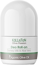 Dezodorant z oślim mlekiem i aloesem - Kalliston Deo Roll-On Donkey Milk And Aloe Vera — Zdjęcie N1