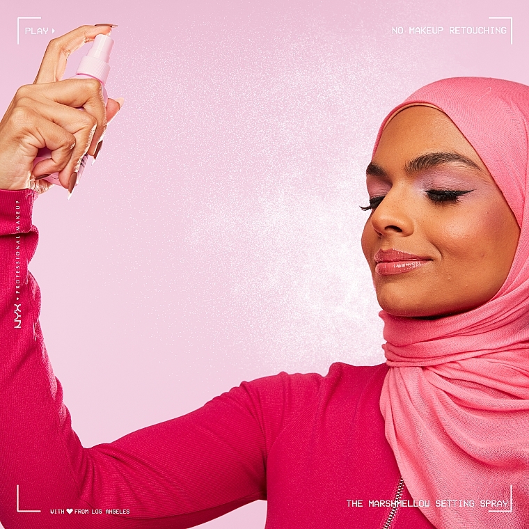 Spray utrwalający makijaż - NYX Professional Makeup Marshmellow Setting Spray — Zdjęcie N6