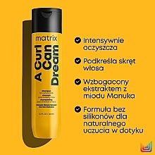 PRZECENA! Szampon do włosów kręconych - Matrix Total Results A Curl Can Dream Shampoo * — Zdjęcie N5