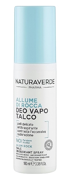 Dezodorant w sprayu do ciała - Naturaverde Pharma Alum Rock Deo Vapo Talc — Zdjęcie N1