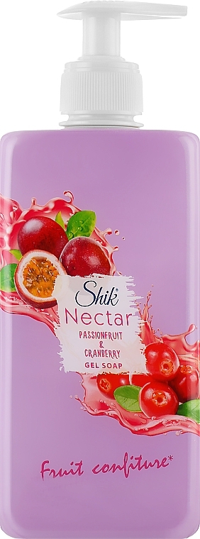 Kremowe mydło w płynie Marakuja i żurawina - Shik Nectar Passionfruit & Cranberry Gel Soap