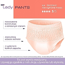 Damskie majtki chłonne L, 100-135 cm, 10 szt. - Seni Lady Pants — Zdjęcie N6