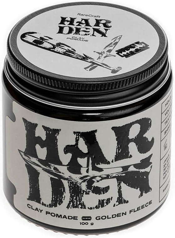 Mocna glinka do stylizacji włosów - RareCraft Clay Pomade Harden — Zdjęcie N2