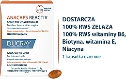 Suplement diety Zdrowe włosy i skóra - Ducray Anacaps Reactiv — Zdjęcie N4