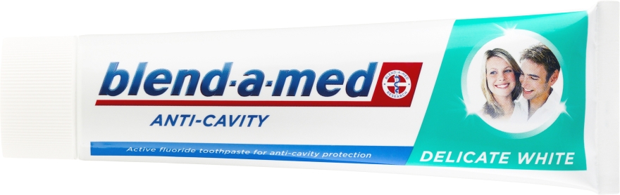 Wybielająca pasta do zębów - Blend-a-med Anti-Cavity Delicate White — Zdjęcie N2