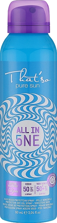 Spray przeciwsłoneczny do skóry wrażliwej dla dzieci - That's So All in One After Sun SPF50 — Zdjęcie N1