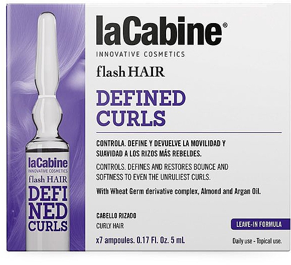 Ampułki do włosów kręconych - La Cabine Flash Hair Defined Curls — Zdjęcie N1