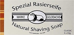 Kup Zestaw - Golddachs Shaving Soap Classic (soap 4 x 33 g)