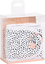 Kup Opaska kosmetyczna, czarno-biała - Zoe Ayla Polka Dot Hair Towel Headband