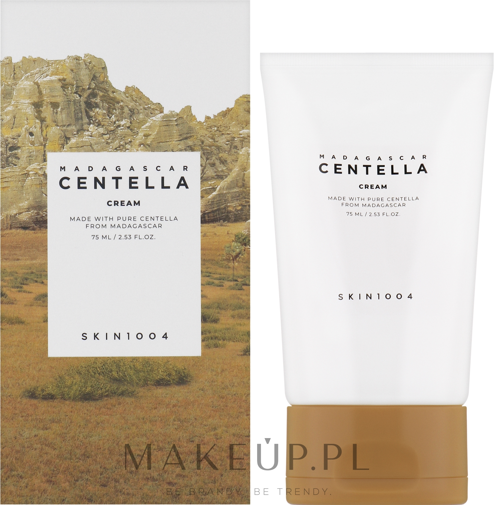 Krem nawilżający z centellą do skóry normalnej i suchej - SKIN1004 Madagascar Centella Cream — Zdjęcie 75 ml