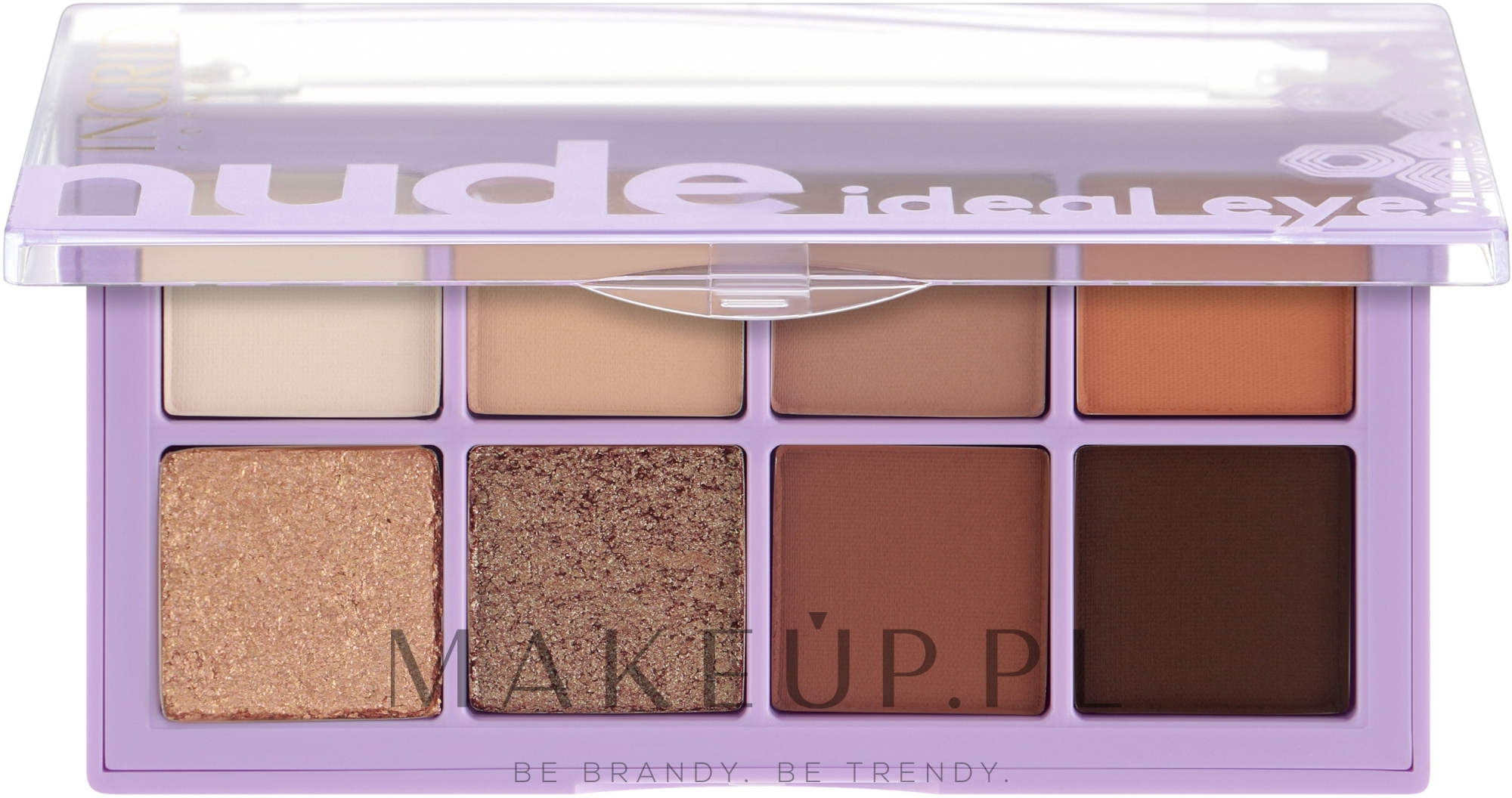 Paleta cieni do powiek - Ingrid Cosmetics Nude Ideal Eyes Eyeshadow Palette — Zdjęcie 01