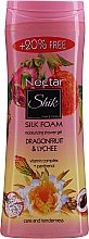 Nawilżający żel pod prysznic Pitaja i liczi - Pianka do mycia Nectar Silk Foam — Zdjęcie N3