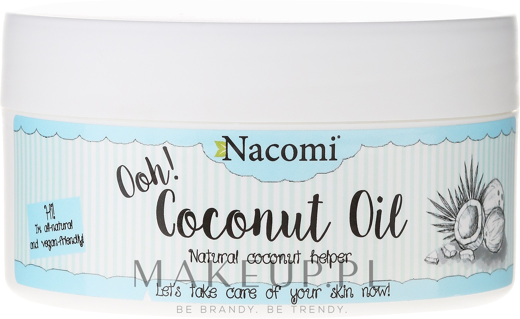 100% naturalny rafinowany olej kokosowy - Nacomi Coconut Oil 100% Natural Refined — Zdjęcie 100 ml
