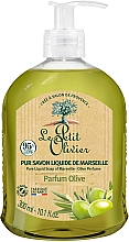 Oliwkowe mydło w płynie - Le Petit Olivier Pure Liquid Soap of Marseille Olive Perfume — Zdjęcie N1