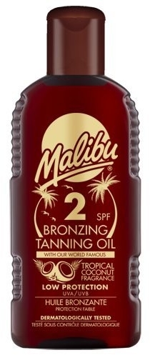 Brązujące masło do ciała - Malibu Bronzing Tanning Oil SPF 2 — Zdjęcie N1