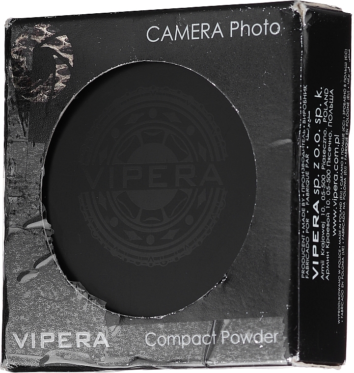 PRZECENA! Prasowany puder do twarzy z lusterkiem - Vipera Camera Photo Compact Powder * — Zdjęcie N2