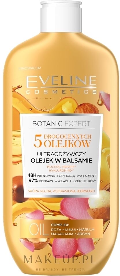 Ultraodżywczy olejek w balsamie - Eveline Cosmetics Botanic Expert — Zdjęcie 350 ml