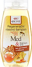 Szampon regenerujący Miód i koenzym Q10 - Bione Cosmetics Honey + Q10 Shampoo — Zdjęcie N1