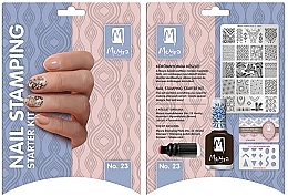 Zestaw do stemplowania dla początkujących №23 - Moyra Nail Stamping Starter Kit — Zdjęcie N1