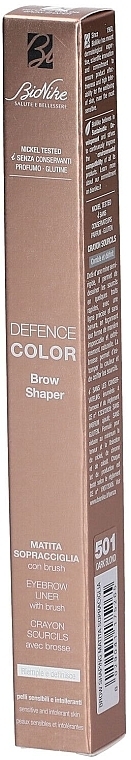 Dwustronna kredka do brwi - BioNike Defence Color Brow Shaper — Zdjęcie N2