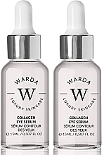 Zestaw - Warda Skin Lifter Boost Collagen Eye Serum (eye/serum/2x15ml) — Zdjęcie N1