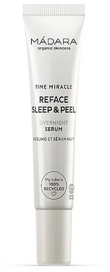 Serum do twarzy - Madara Time Miracle Reface Sleep & Peel Overnight Serum — Zdjęcie N1