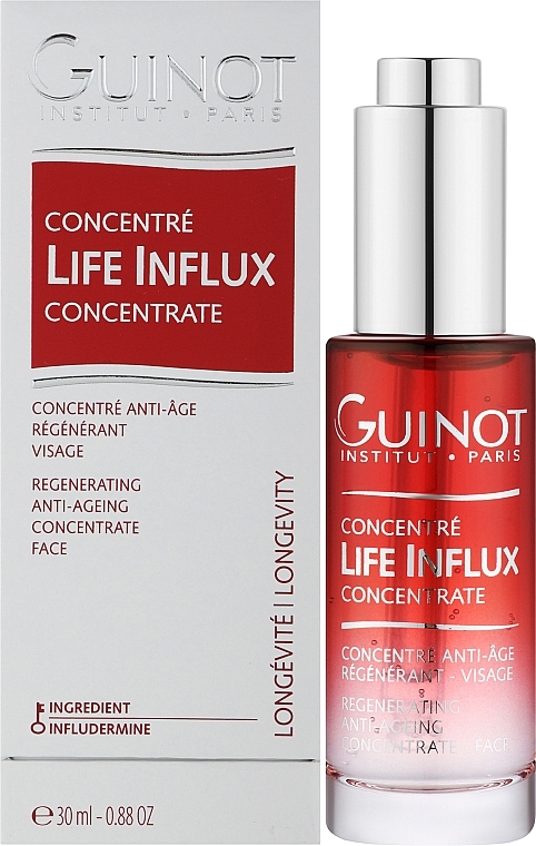 Przeciwstarzeniowy koncentrat do twarzy - Guinot Life Influx Concentrate — Zdjęcie N2