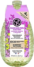 Żel pod prysznic - Yves Rocher Meadow Flower & Heather Relaxing Bath & Shower Gel (jednostka zamienna) — Zdjęcie N1