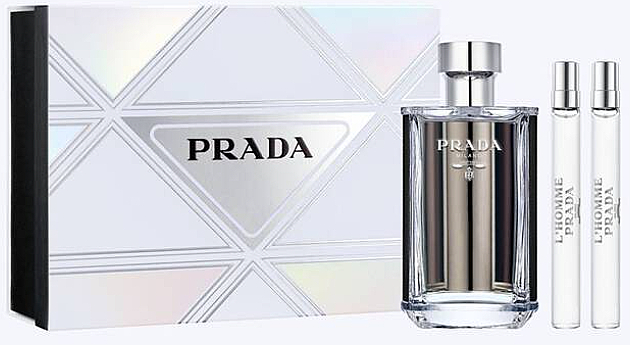 Prada L'Homme Prada - Zestaw (edt 100 ml + edt mini 2 x 10 ml) — Zdjęcie N1