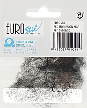 Siatka na włosy nylonowa, czarna, 01046/50 - Eurostil — Zdjęcie N2