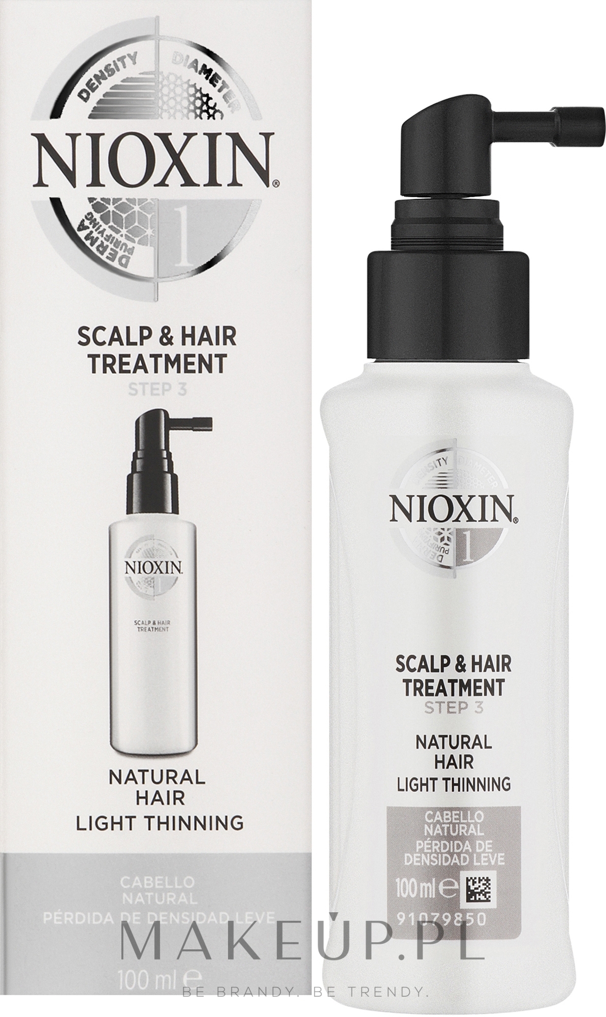 Odżywcza kuracja do skóry głowy - Nioxin Thinning Hair System 1 Scalp Treatment — Zdjęcie 100 ml
