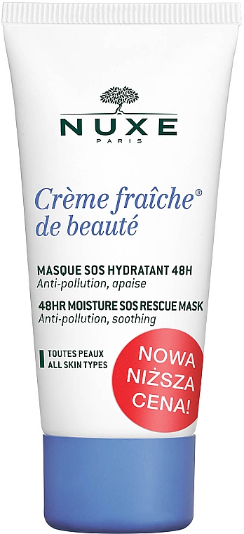 Intensywnie regenerująca maska do twarzy - Nuxe Crème Fraîche de Beauté 48HR Moisture SOS Rescue Mask — Zdjęcie N2