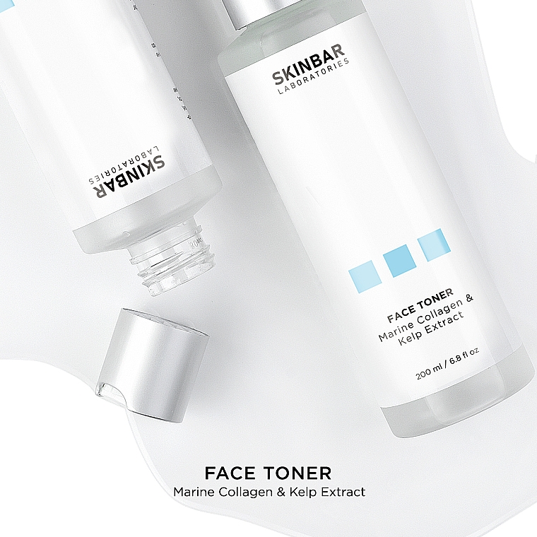 Nawilżający tonik do twarzy z kolagenem morskim i ekstraktem z wodorostów - SKINBAR Marine Collagen & Kelp Extract Face Toner — Zdjęcie N2