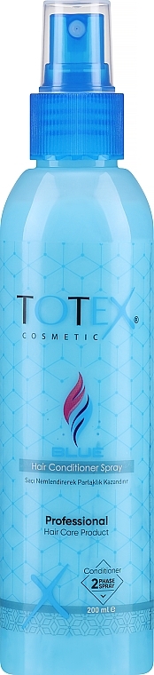 Dwufazowa odżywka w sprayu do włosów - Totex Cosmetic Blue Hair Conditioner Spray — Zdjęcie N1