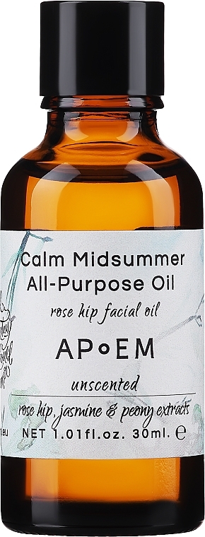 PREZENT! Kojący olejek z dzikiej róży - APoEM Calm Rosehip Oil — Zdjęcie N1