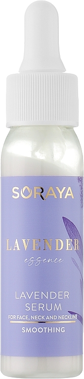 Lawendowe serum wygładzające na twarz, szyję i dekolt - Soraya Lavender Essence