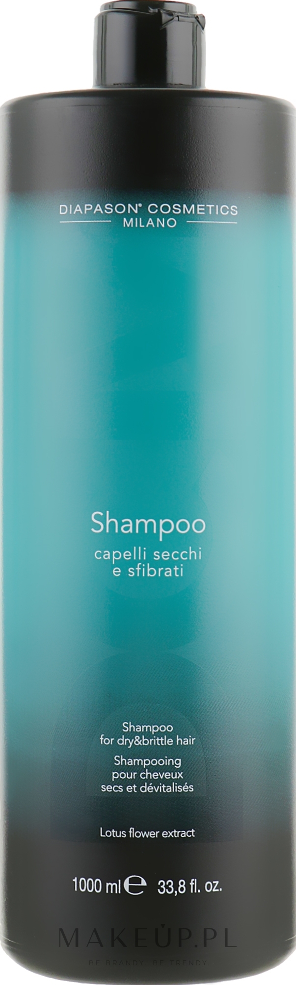 Rewitalizujący szampon do włosów suchych i zniszczonych - DCM Shampoo For Dry And Brittle Hair — Zdjęcie 1000 ml