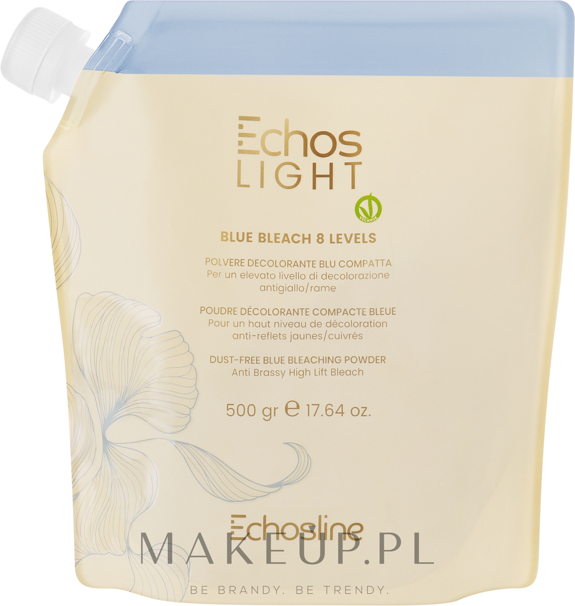 Proszek wybielający do włosów - Echosline Echos Light Blue Bleach 8 Levels — Zdjęcie 500 g