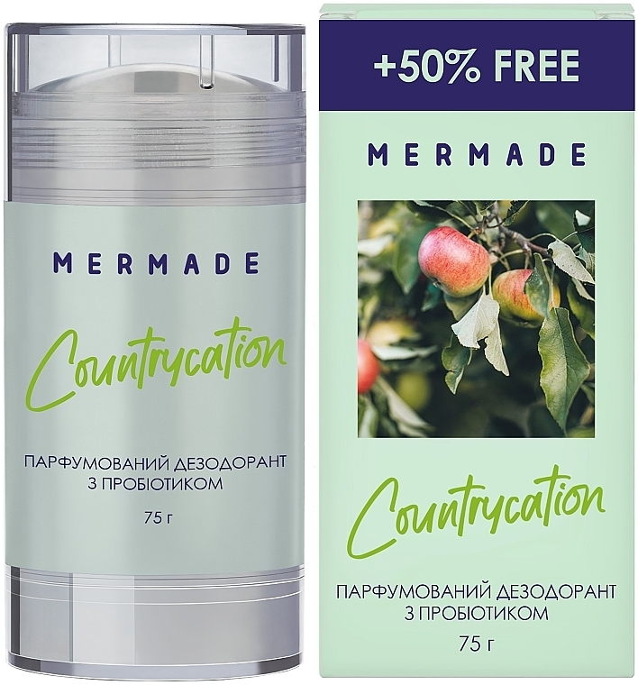 Mermade Countrycation - Perfumowany dezodorant z probiotykiem — Zdjęcie N1