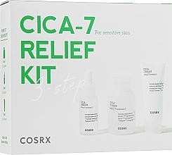 Kup Zestaw do pielęgnacji skóry wrażliwej - Cosrx Pure Fit Trial Kit (toner/30ml + serum/10ml + cr/15ml)