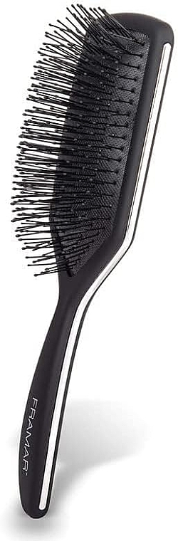 Szczotka do rozczesywania włosów,, czarna - Framar Paddle Detangling Brush Black To The Future — Zdjęcie N4