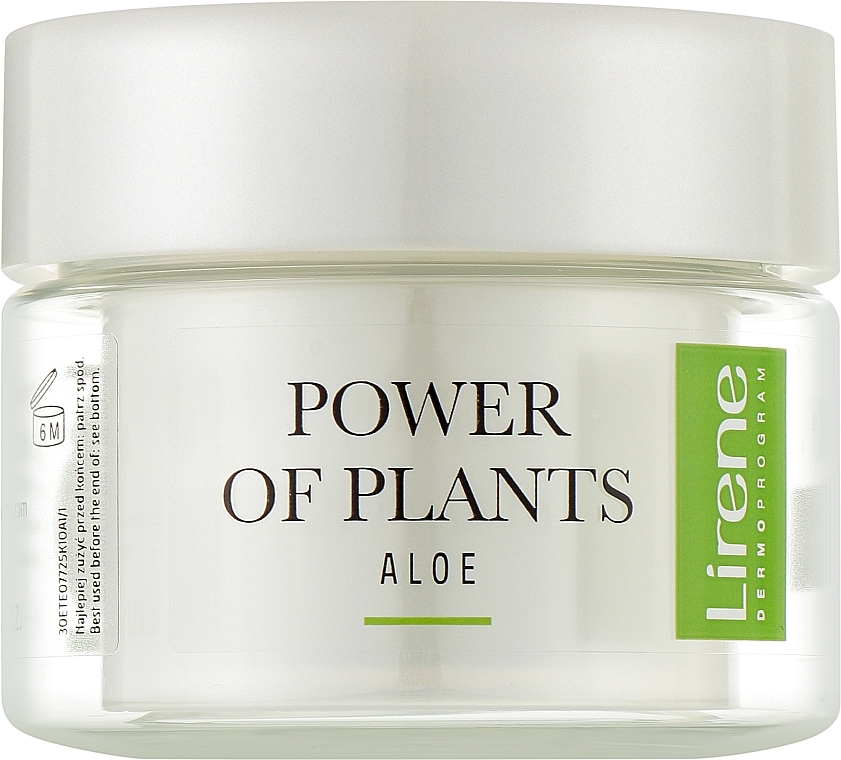 Krem do twarzy z aloesem - Lirene Power Of Plants Aloes Cream