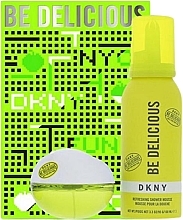 Kup DKNY Be Delicious - Zestaw (edp/30ml + sh/mousse/150ml)