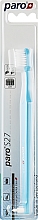 Kup Szczoteczka do zębów dla dzieci, z główką monobrush, miękka, niebieska - Paro Swiss S27