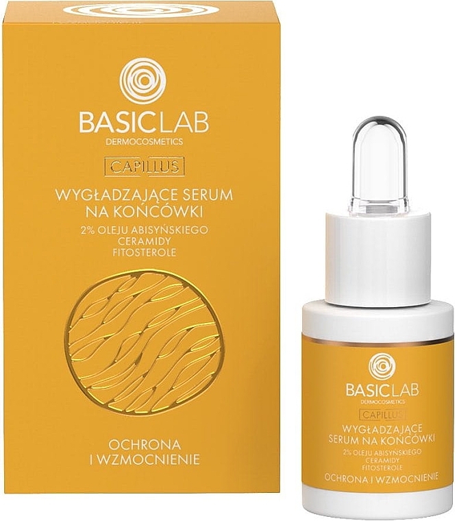 Wygładzające serum na końcówki - BasicLab Dermocosmetics Capillus  — Zdjęcie N1